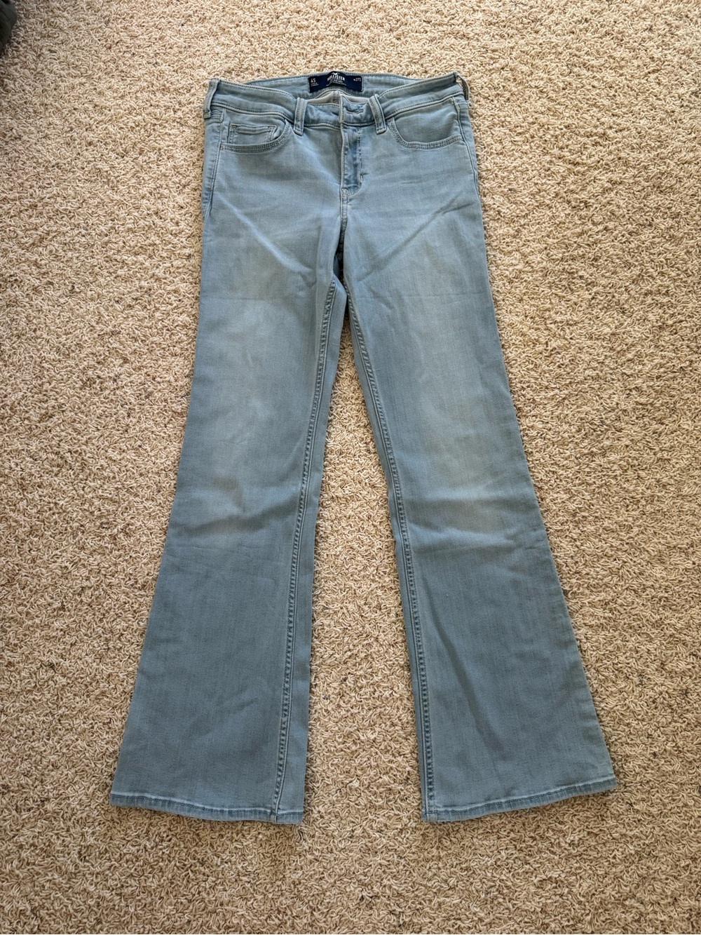 Hollister Low-rise Light Wash Bootcut Jeans